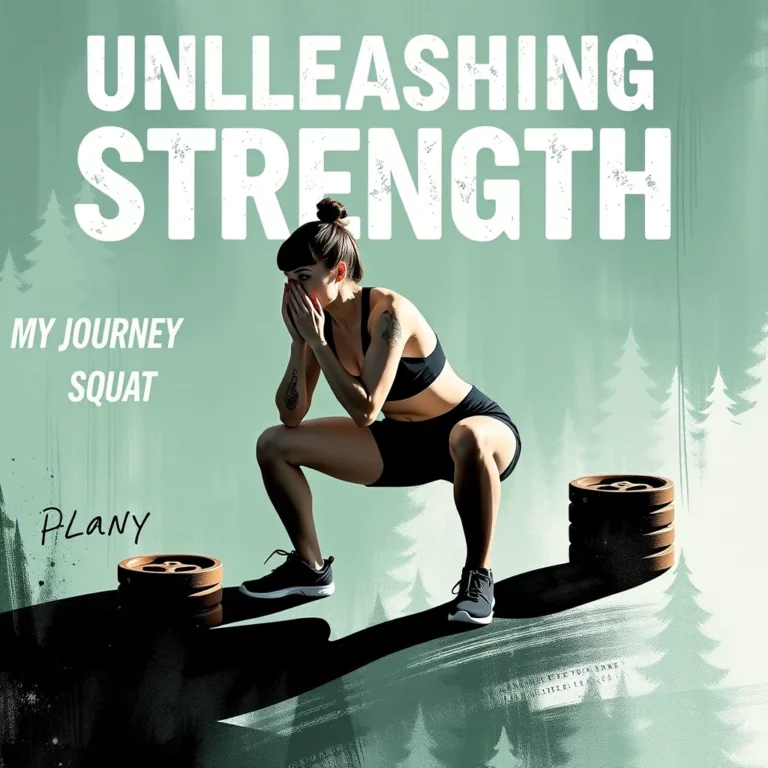 Artistic representation for "unleashing strength: my journey through a pistol squat challenge"