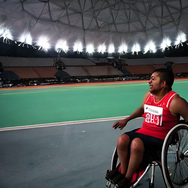 Artistic representation for Paralympic Athlete Says The Games Should Run Alongside the Olympics to Change Perceptions.