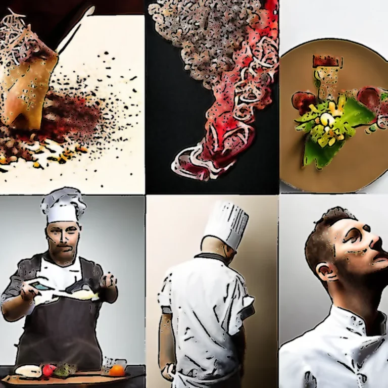 Artistic representation for Exploring umami : The fifth taste captivating chefs worldwide