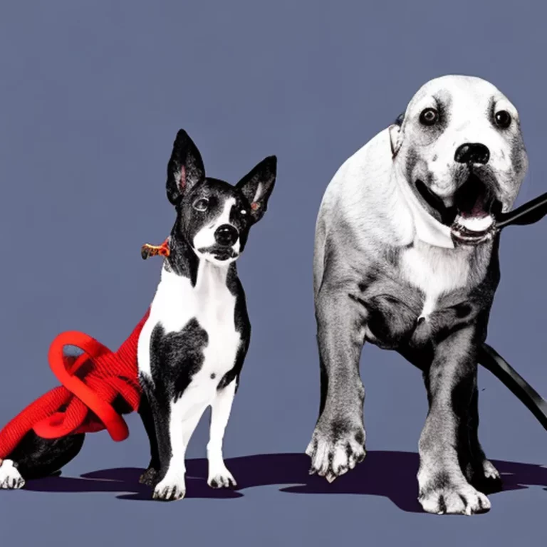 Artistic representation for Dogs bring loads of joy but also perils on a leash. Let me know the title you think would work best.