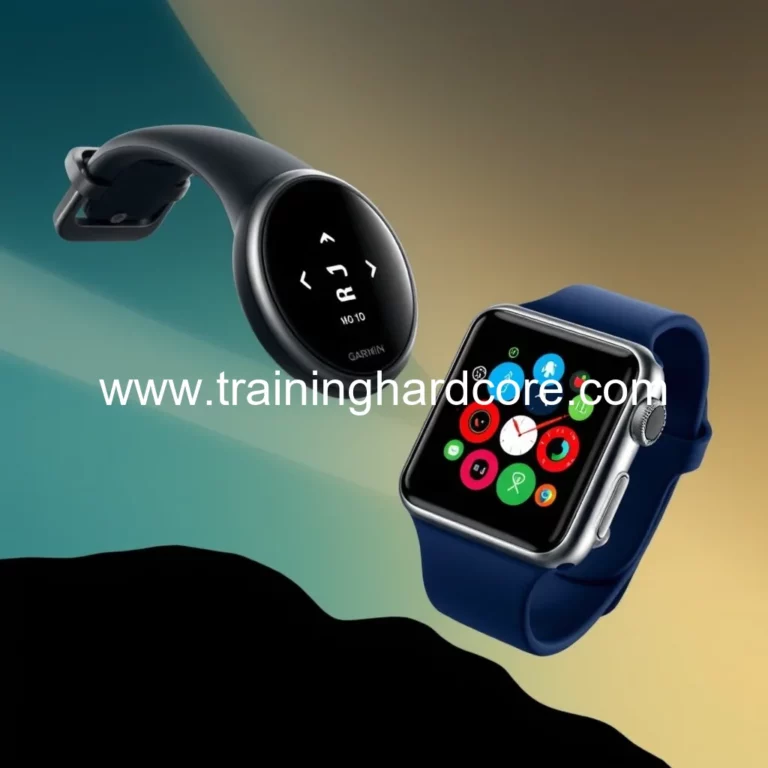 Artistic representation for Garmin vs apple watch: unveiling the ultimate fitness tracker showdown