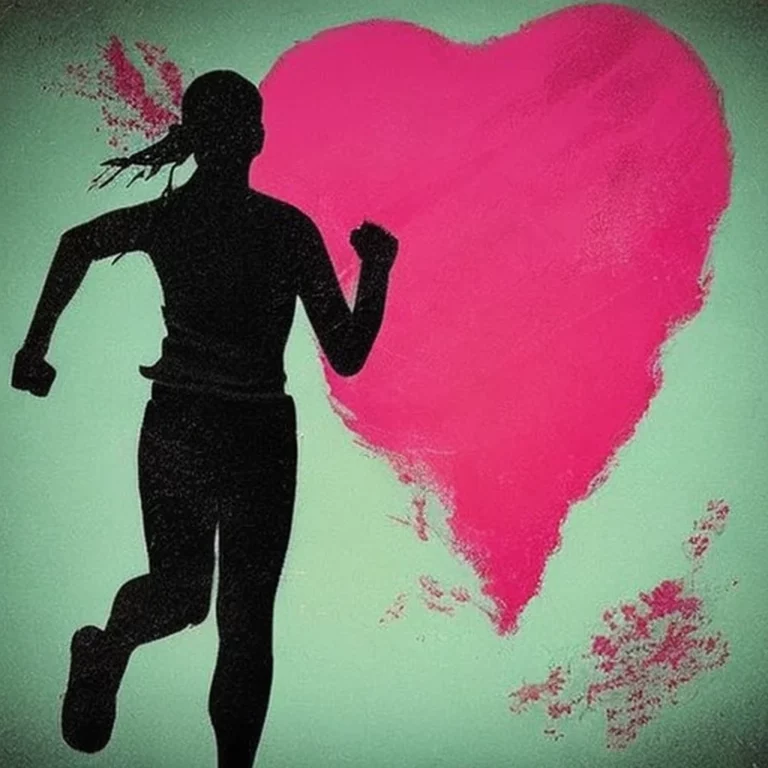Artistic representation for Why running slowly may be better for your heart Let me know if you'd like to explore other title options!