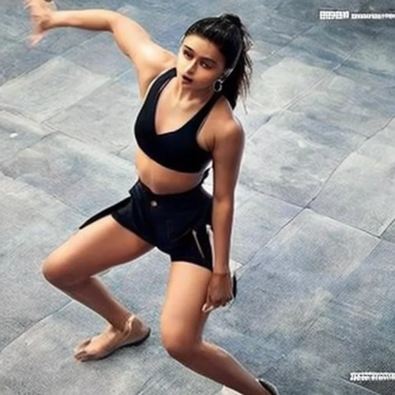 Artistic representation for Alia Bhatt intense workout video goes viral & fans cant stop obsessing over her back muscles.