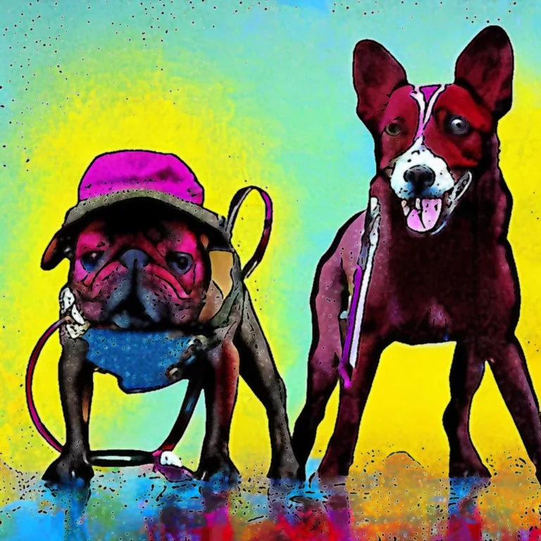 Artistic representation for Dogs bring loads of joy but also perils on a leash.