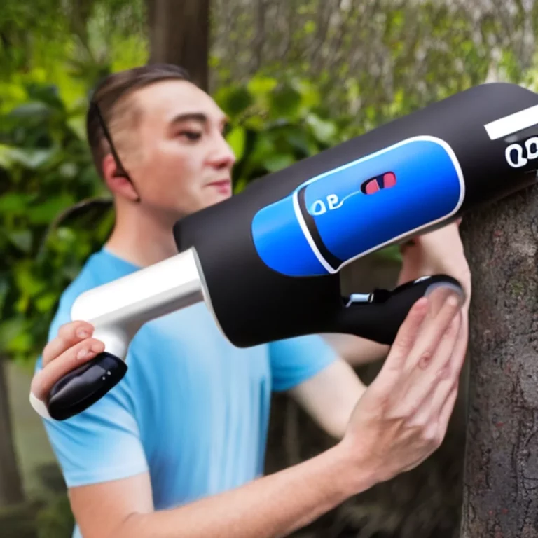 Artistic representation for Bob and Brad Q2 Pro review : A compact massage gun with a big trick up its sleeve