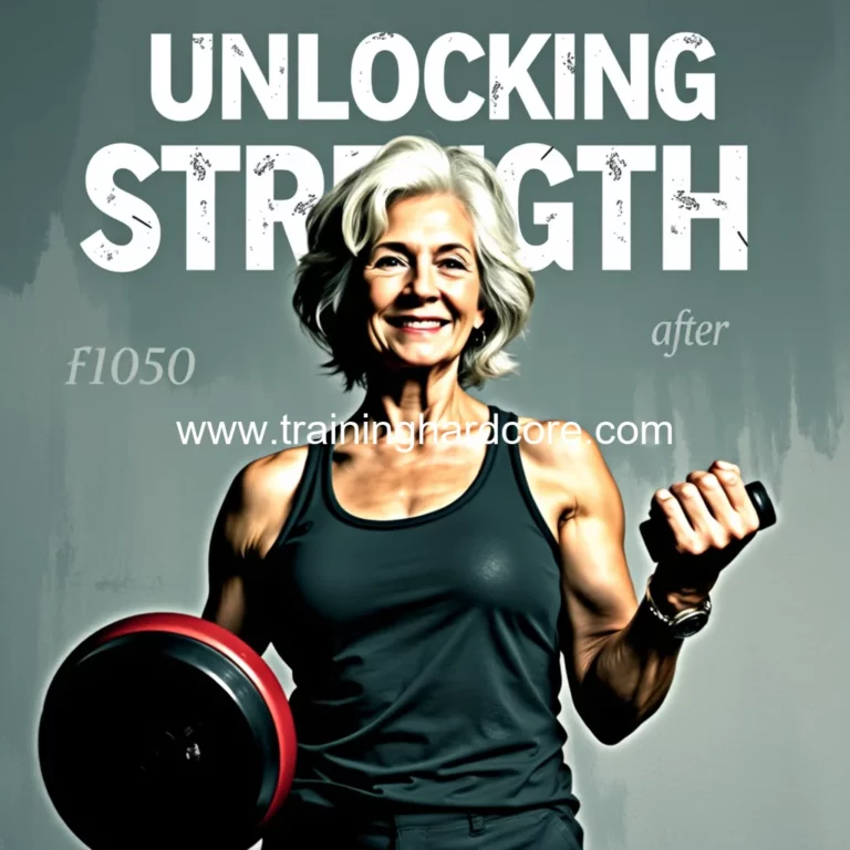 Artistic representation for Unlocking women's strength: build muscle after 50 - a comprehensive guide