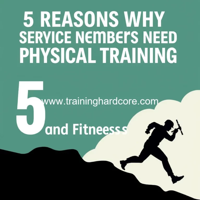 Artistic representation for 5 Reasons Why Service Members Need Physical Training for Job Performance Beyond Fitness Tests