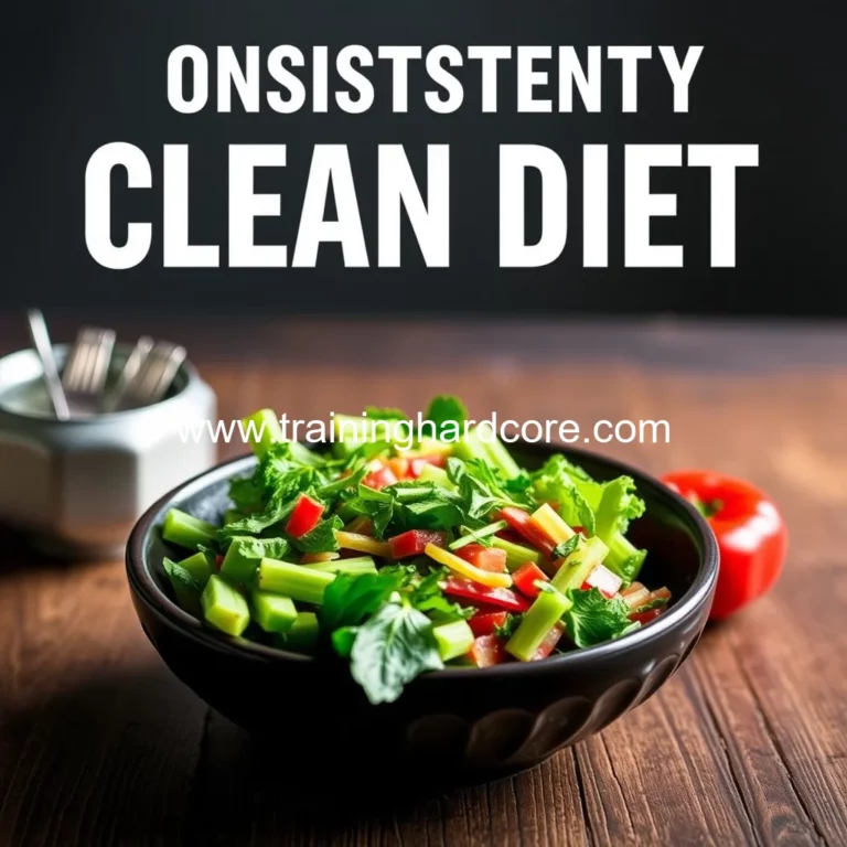 Artistic representation for Consistency To Clean Diet 5 Tips To Grow Your Muscle Faster