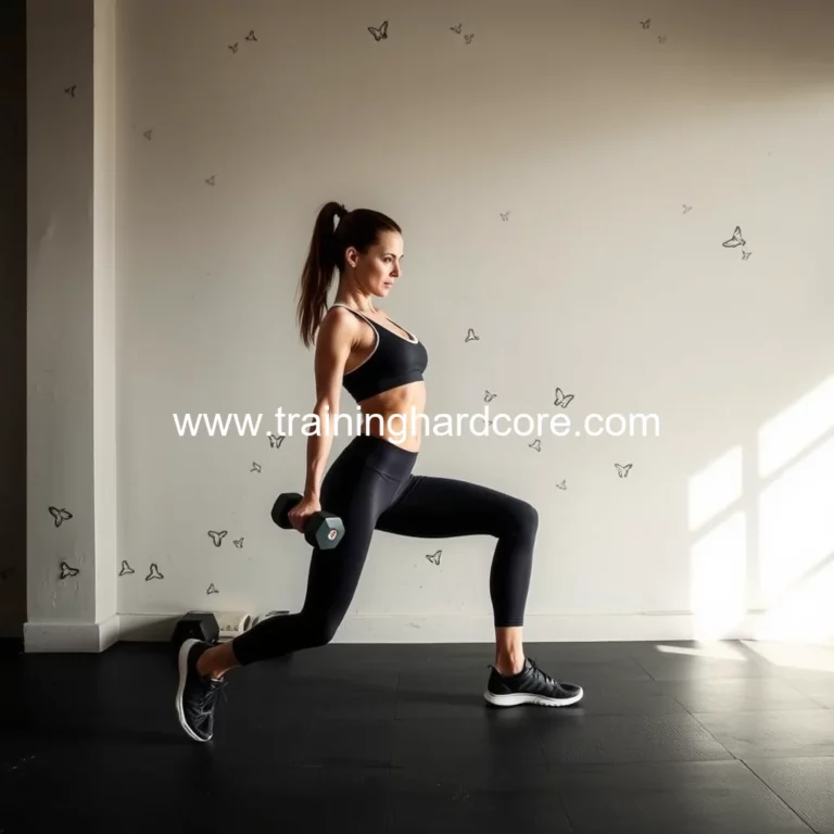 Artistic representation for 20-minute dynamic dumbbell routine: fit busy bees with full-body strength