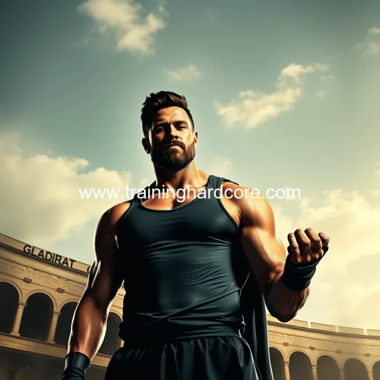 Artistic representation for From gladiator's arena to gym: the dynamic transition of a celebrity trainer