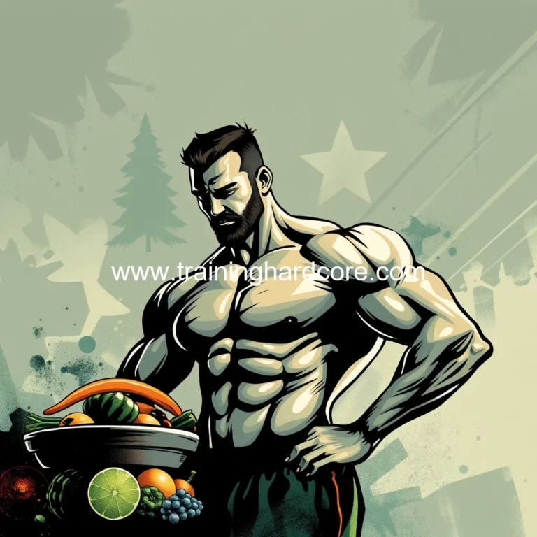 Artistic representation for Maximizing muscle growth through optimal nutrition strategies!
