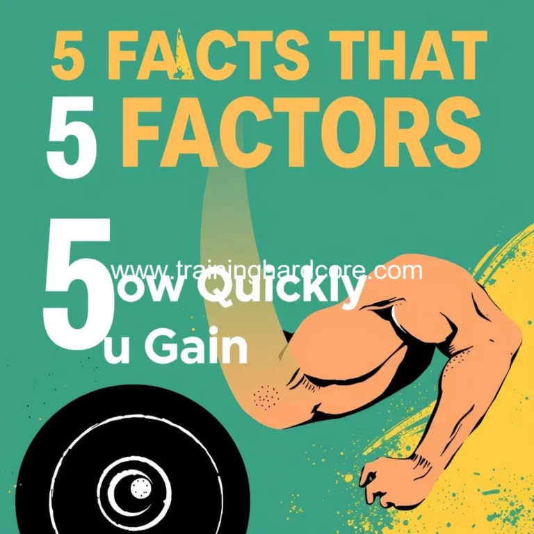 Artistic representation for 5 Factors That Influence How Quickly You Gain Muscle