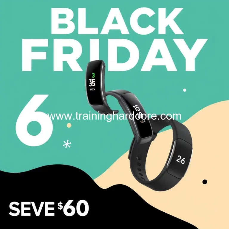 Artistic representation for 6 Black Friday fitness trackers for less than 60
