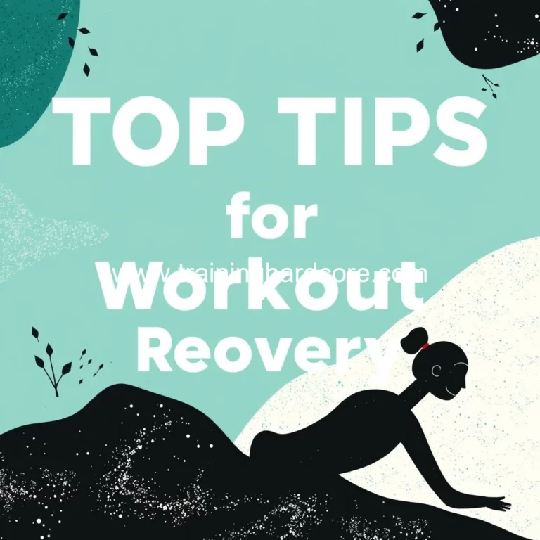 Artistic representation for Top Tips for Workout Recovery