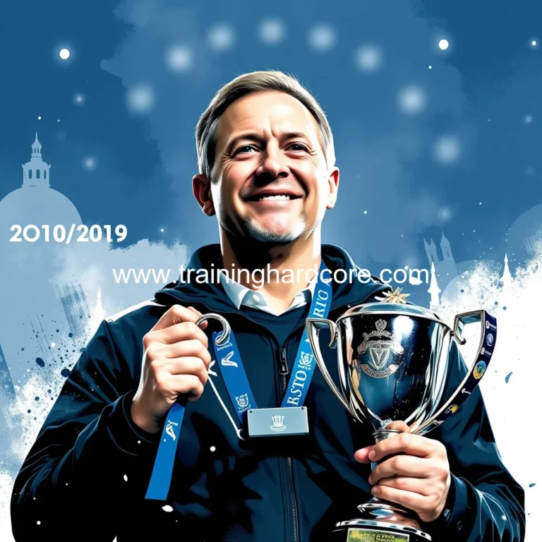 Artistic representation for Rochdale's star coach clinches esteemed coach of the year trophy!