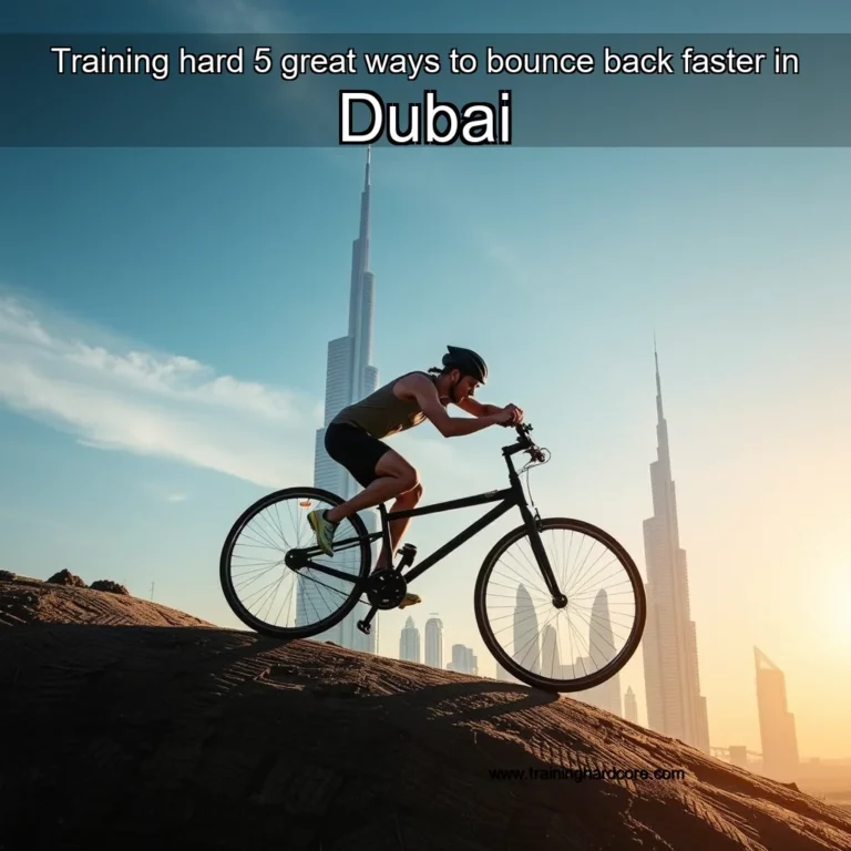 Artistic representation for Training hard 5 great ways to bounce back faster in Dubai