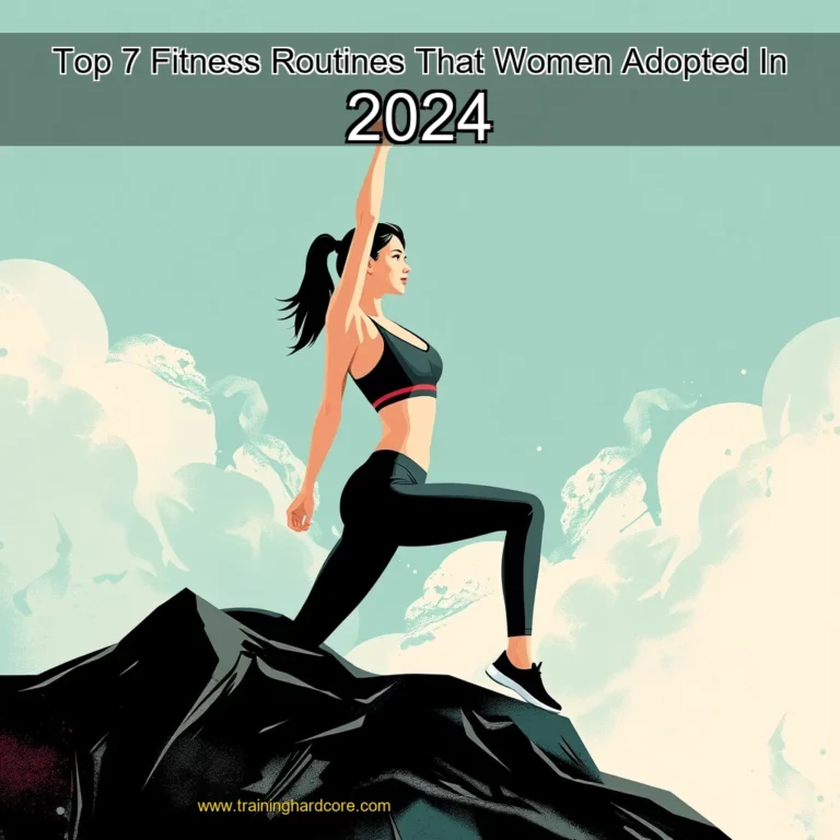 Artistic representation for Top 7 Fitness Routines That Women Adopted In 2024