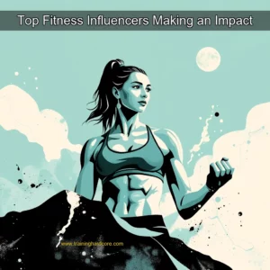 Artistic representation for Top Fitness Influencers Making an Impact