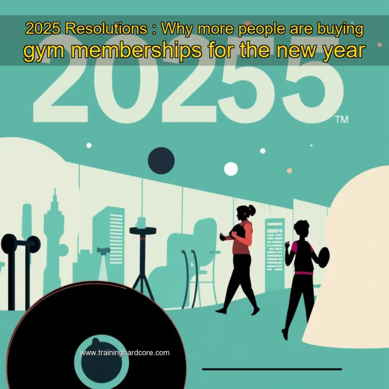 Artistic representation for 2025 Resolutions : Why more people are buying gym memberships for the new year