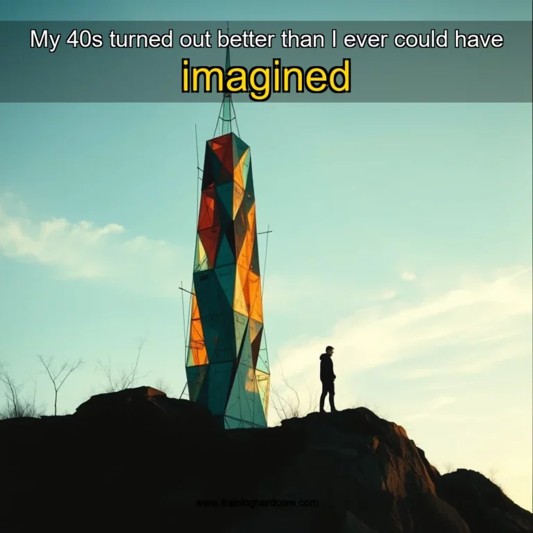 Artistic representation for My 40s turned out better than I ever could have imagined