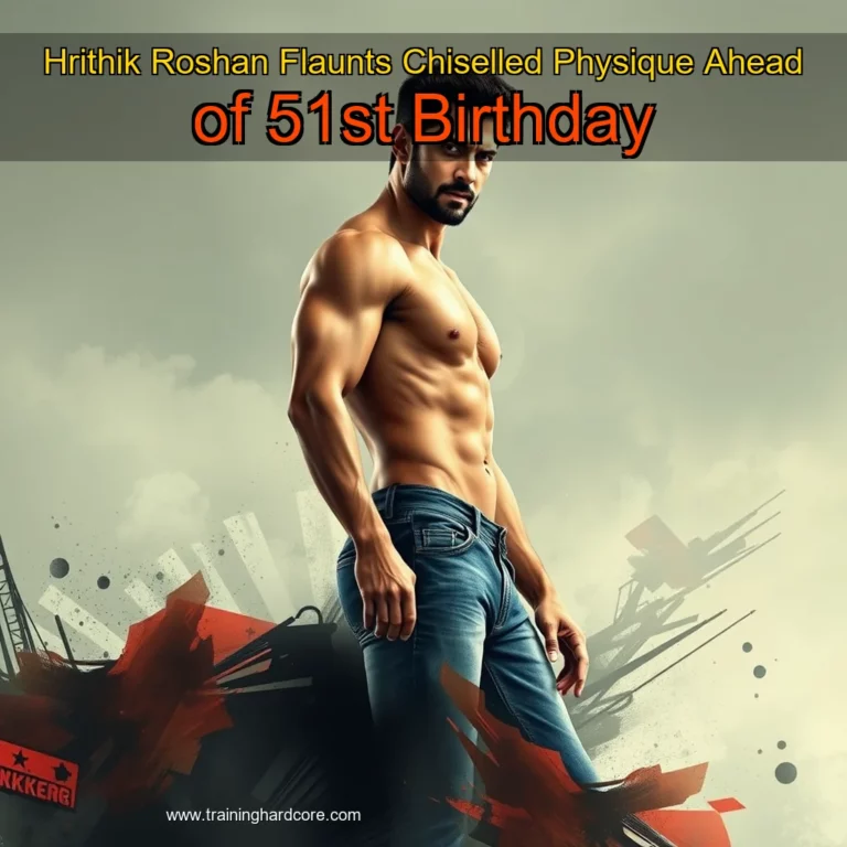 Artistic representation for Hrithik Roshan Flaunts Chiselled Physique Ahead of 51st Birthday