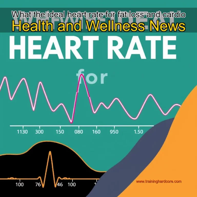 Artistic representation for What the ideal heart rate for fat loss and cardio Health and Wellness News