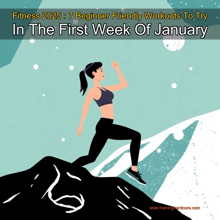Artistic representation for Fitness 2025 : 7 Beginner Friendly Workouts To Try In The First Week Of January