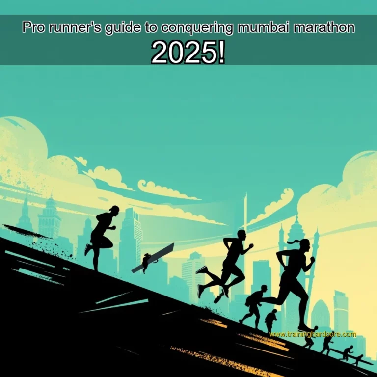 Artistic representation for Pro runner's guide to conquering mumbai marathon 2025!