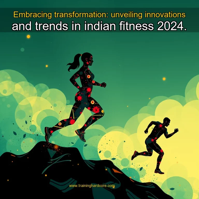 Artistic representation for Embracing transformation: unveiling innovations and trends in indian fitness 2024.