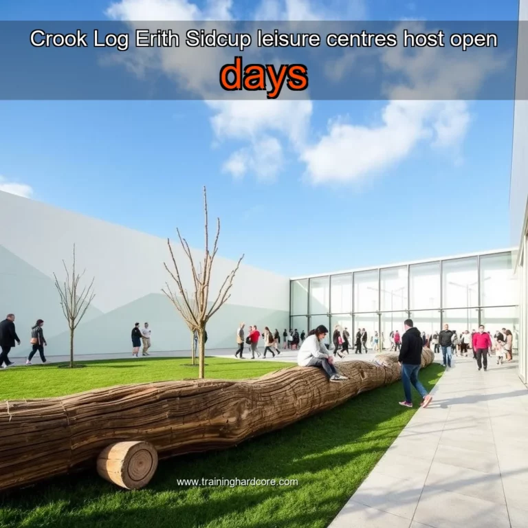 Artistic representation for Crook Log Erith Sidcup leisure centres host open days