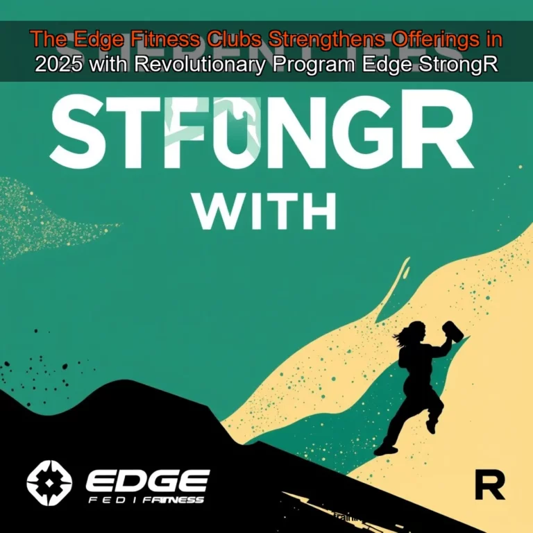 Artistic representation for The Edge Fitness Clubs Strengthens Offerings in 2025 with Revolutionary Program Edge StrongR