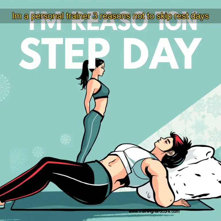 Artistic representation for Im a personal trainer 3 reasons not to skip rest days