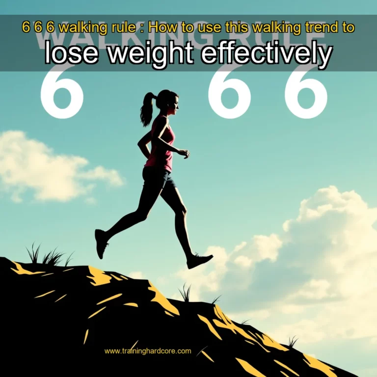 Artistic representation for 6 6 6 walking rule : How to use this walking trend to lose weight effectively