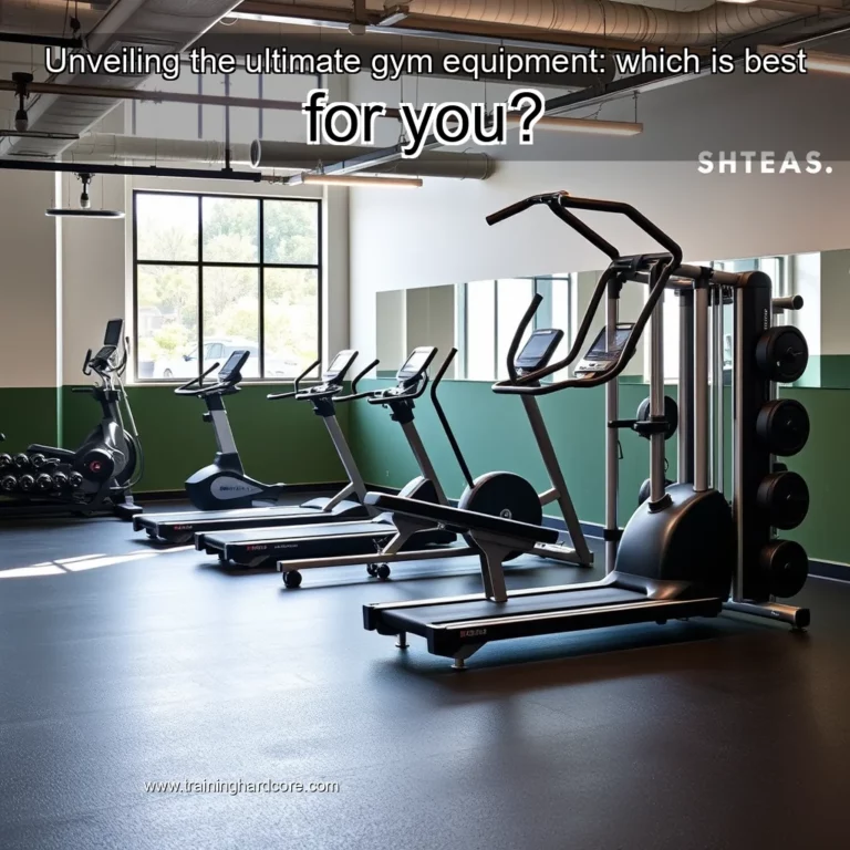 Artistic representation for Unveiling the ultimate gym equipment: which is best for you?