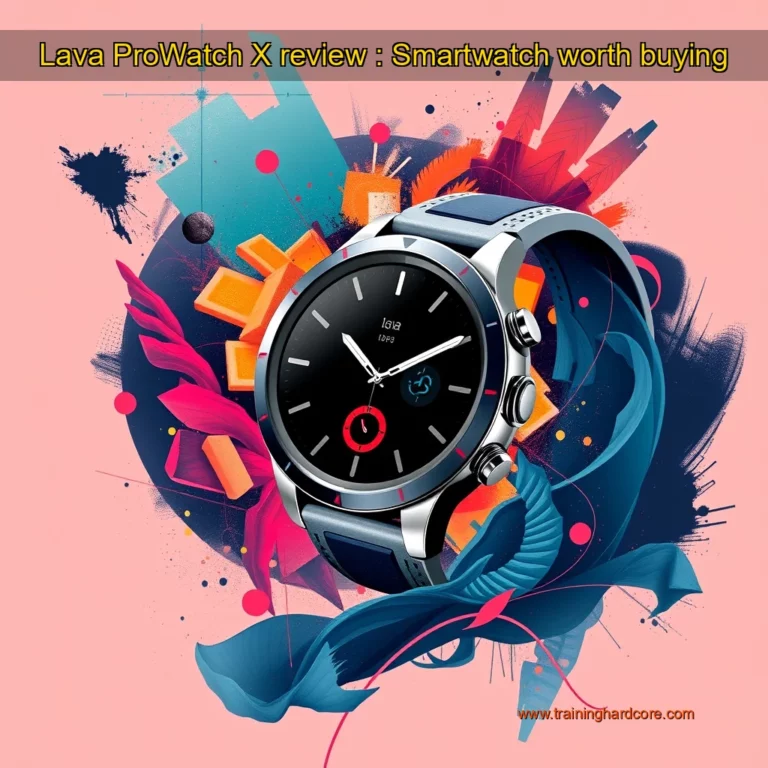 Artistic representation for Lava ProWatch X review : Smartwatch worth buying