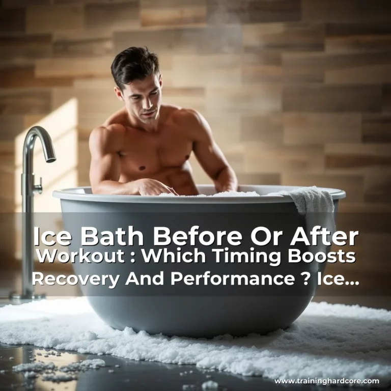 Artistic representation for Ice Bath Before Or After Workout : Which Timing Boosts Recovery And Performance ? Ice Bath Before Or After Workout : Which Timing Boosts Recovery And Performance?