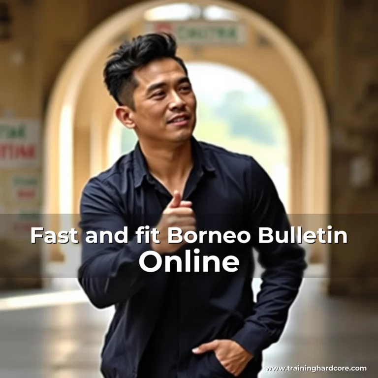 Artistic representation for Fast and fit Borneo Bulletin Online