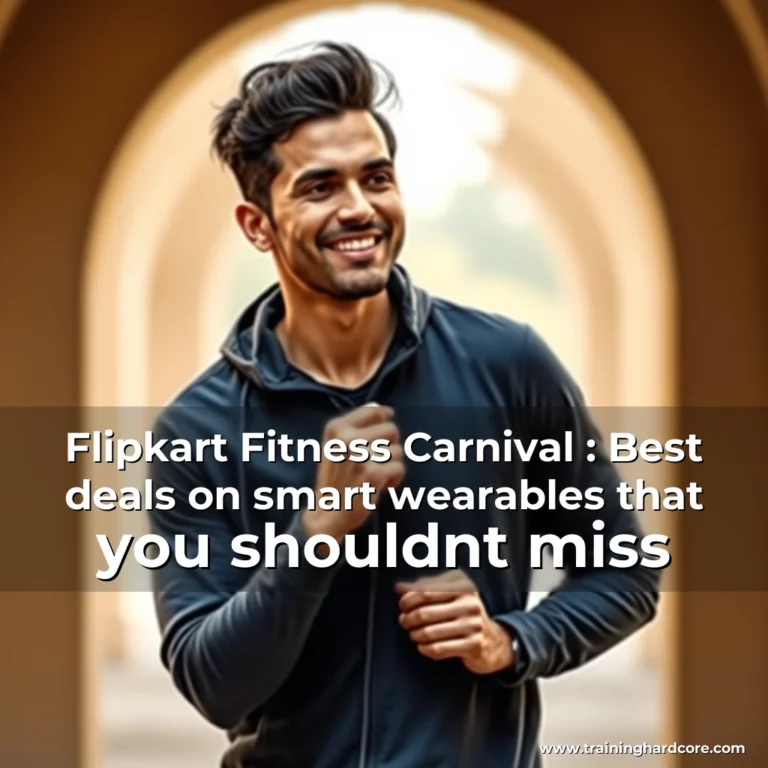 Artistic representation for Flipkart Fitness Carnival : Best deals on smart wearables that you shouldnt miss