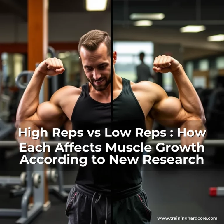 Artistic representation for High Reps vs Low Reps : How Each Affects Muscle Growth According to New Research