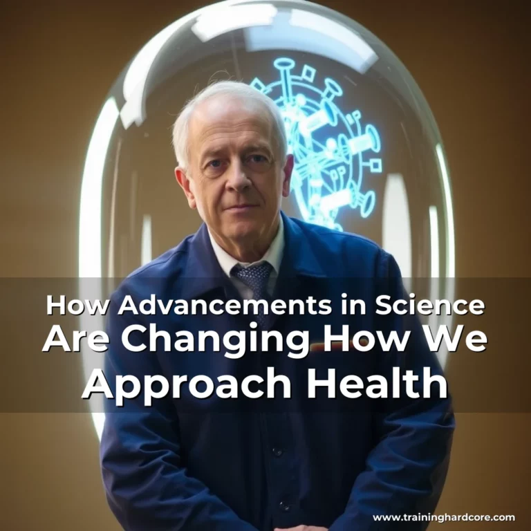 Artistic representation for How Advancements in Science Are Changing How We Approach Health