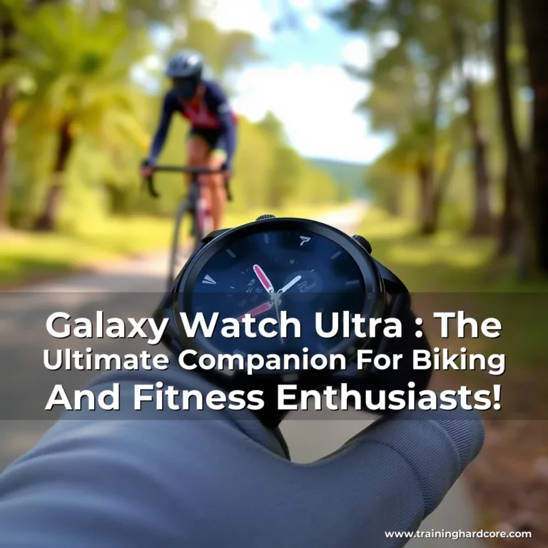 Artistic representation for Galaxy Watch Ultra : The Ultimate Companion For Biking And Fitness Enthusiasts!