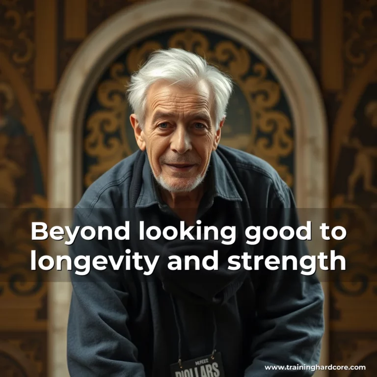 Artistic representation for Beyond looking good to longevity and strength