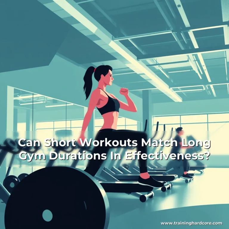 Artistic representation for Can Short Workouts Match Long Gym Durations In Effectiveness?