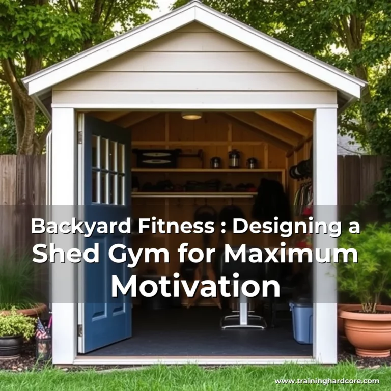 Artistic representation for Backyard Fitness : Designing a Shed Gym for Maximum Motivation