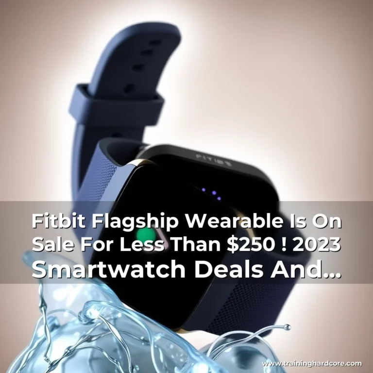 Artistic representation for Fitbit Flagship Wearable Is On Sale For Less Than $250 ! 2023 Smartwatch Deals And Discounts!