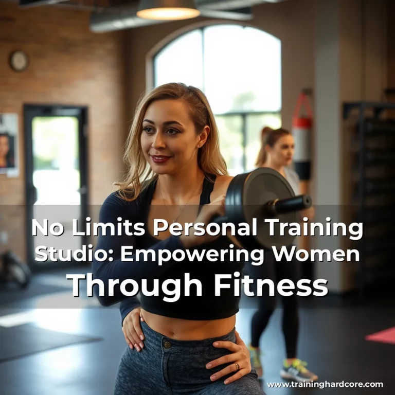 Artistic representation for No Limits Personal Training Studio: Empowering Women Through Fitness