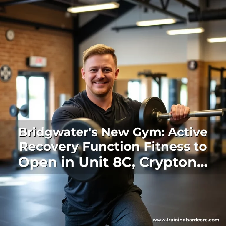 Artistic representation for Bridgwater's New Gym: Active Recovery Function Fitness to Open in Unit 8C, Crypton Business Park