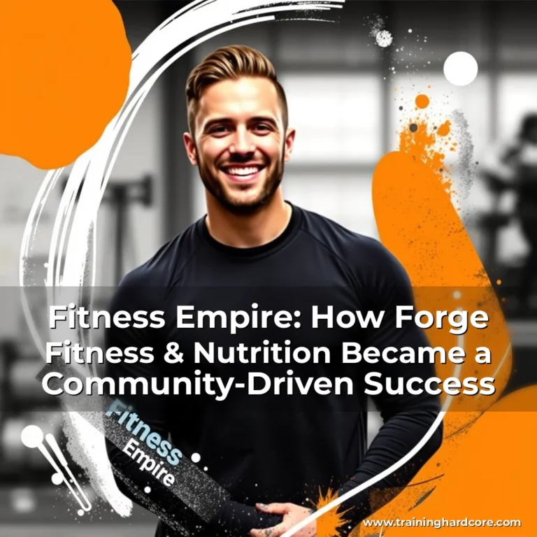 Artistic representation for Fitness Empire: How Forge Fitness & Nutrition Became a Community-Driven Success