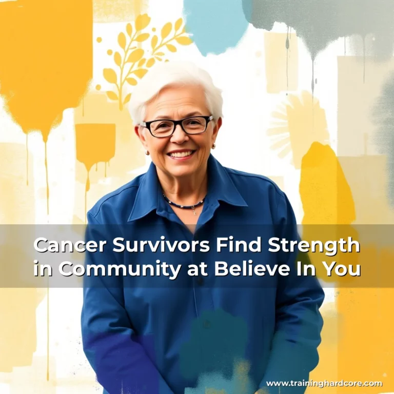 Artistic representation for Cancer Survivors Find Strength in Community at Believe In You