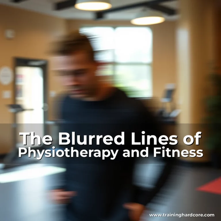 Artistic representation for The Blurred Lines of Physiotherapy and Fitness